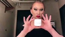 Jinkx Monsoon trying Bianca Del rio's remover wipes