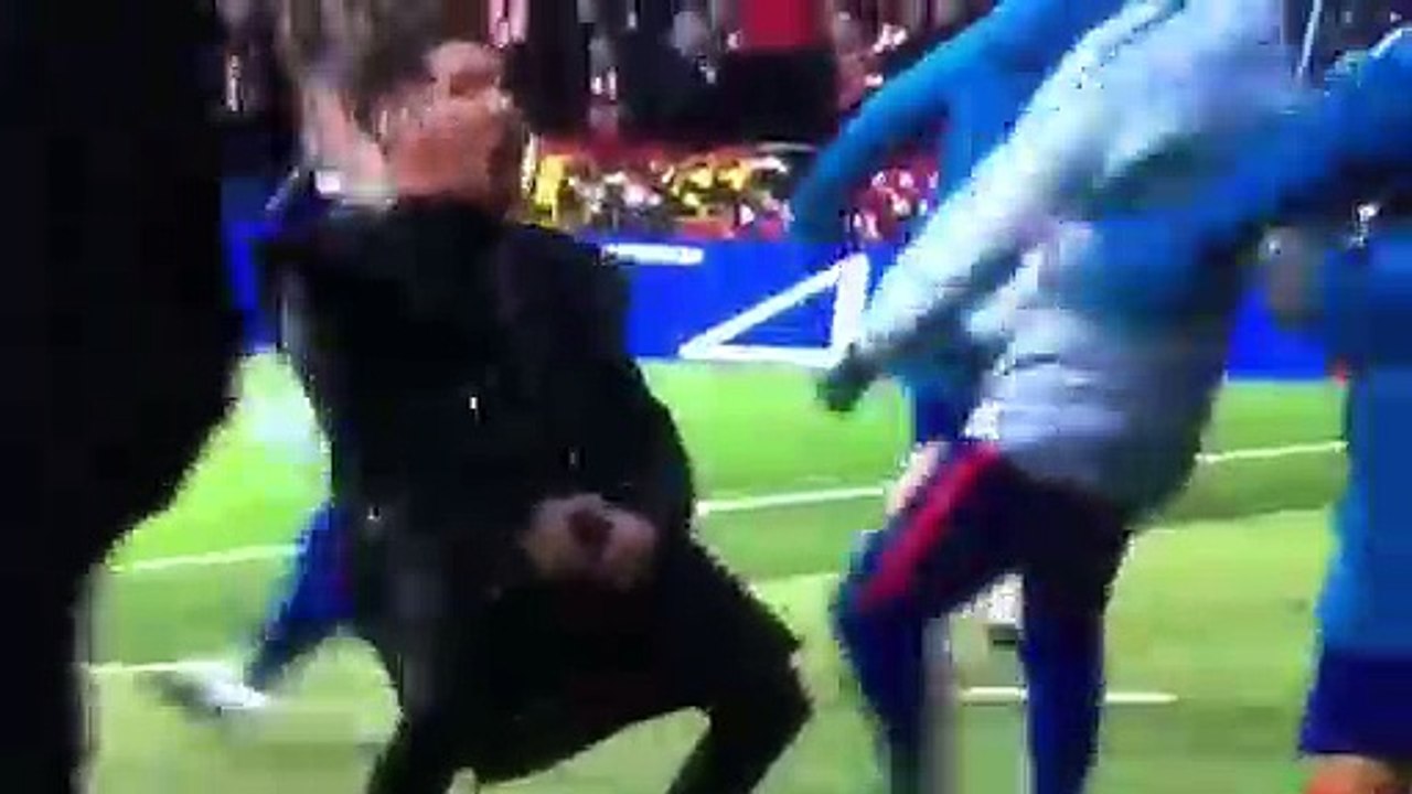 Simeone celebration