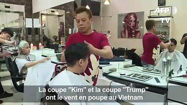 Les coupes de cheveux Trump et Kim , succès au Vietnam