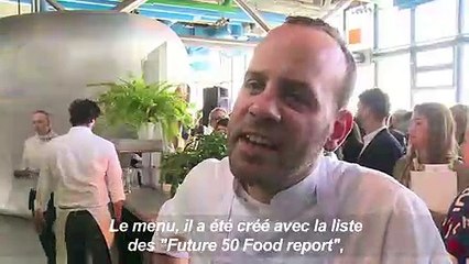 A Paris, un chef concocte un menu vert pour la planète