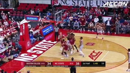 Boston College vs. NC State Basketball Highlights (2018-19)