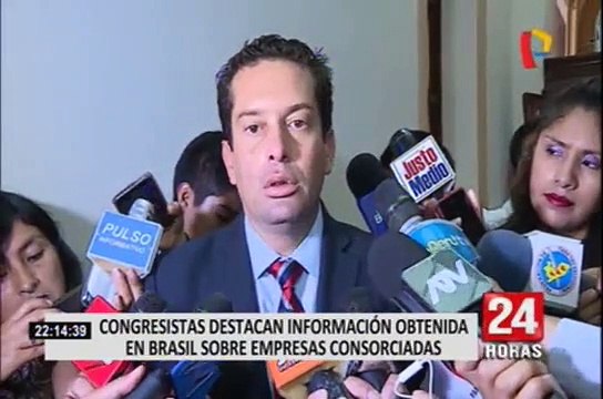 Parlamentarios se pronuncian sobre nuevas revelaciones en el caso Odebrecht