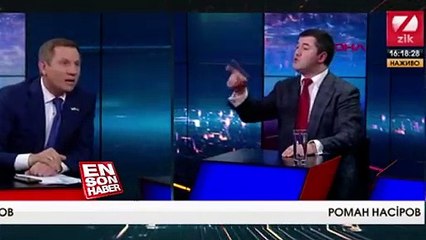 Milletvekili, canlı yayında tartıştığı siyasetçiye su fırlattı