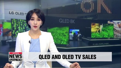 Samsung's QLED TVs outsell LG's OLED TVs in 2018