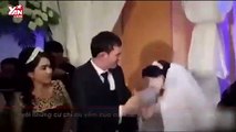 Bị cô dâu trêu ghẹo, chú rể “thưởng” ngay cho một cái tát ngay trong đám cưới