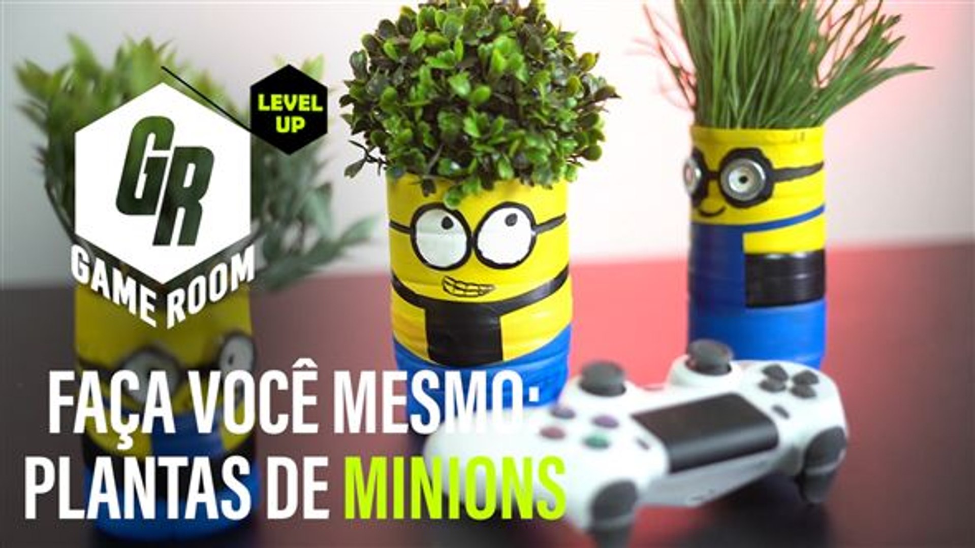 ⁣Game Room: Como fazer plantas de Minions