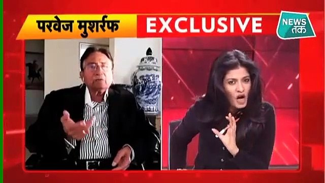 Hum Tumhen Utna Hi Maren Ge Jitna Tum Maro ge Pervez Musharraf To indian Anchor