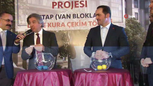 Türkiye’nin en büyük kentsel dönüşüm projesinde birinci etap kuraları çekildi