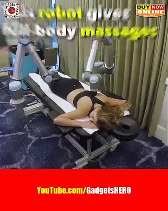 This robot gives full-body massages
