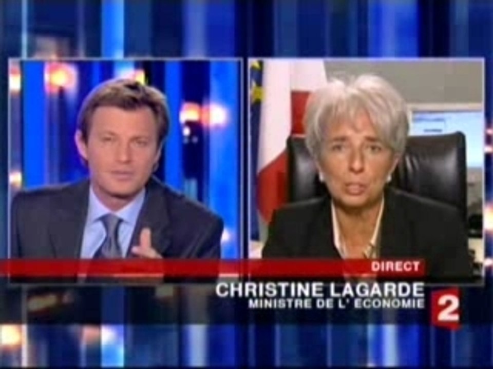 Christine Lagarde et l'inflation au JT de France 2