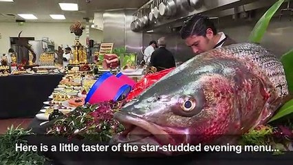 Chef Wolfgang Puck unveils lavish Oscars menu