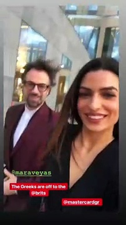 Τόνια Σωτηροπούλου-Κωστής Μαραβέγιας: Μαζί στα Brit Awards