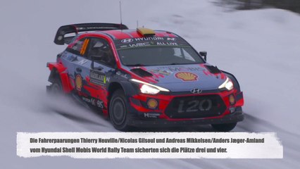 Rallye Schweden - Hyundai jubelt erneut auf dem Podium