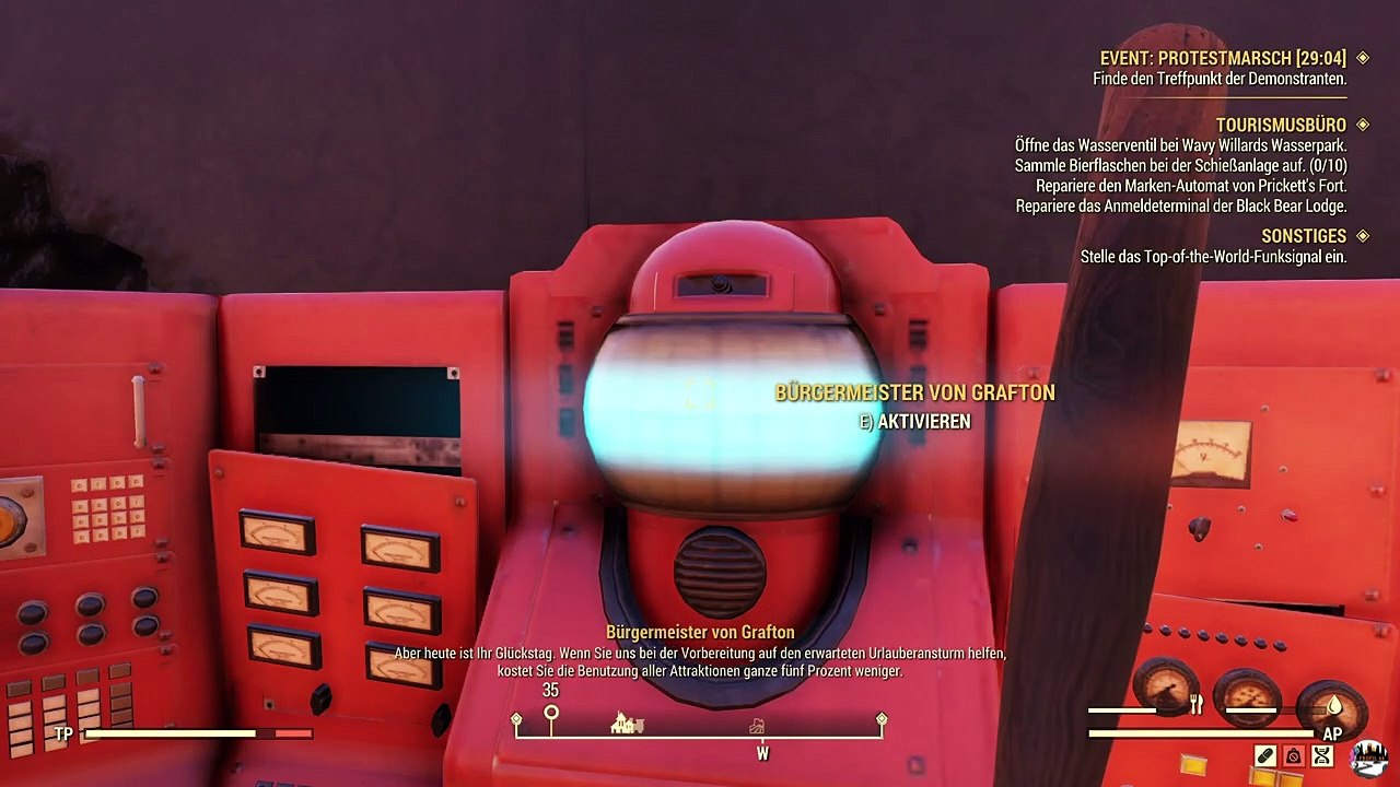 Fallout 76 ☢ Kopfloses Monster-Maskottchen | gameplay | deutsch