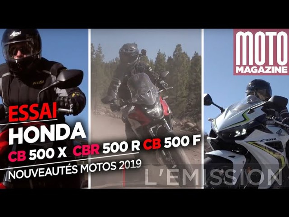 HONDA CBR500 R - CB500 F - CB500 X - La famille s'agrandit