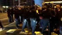 Manifestantes cortan la Diagonal y la Gran Vía de Barcelona