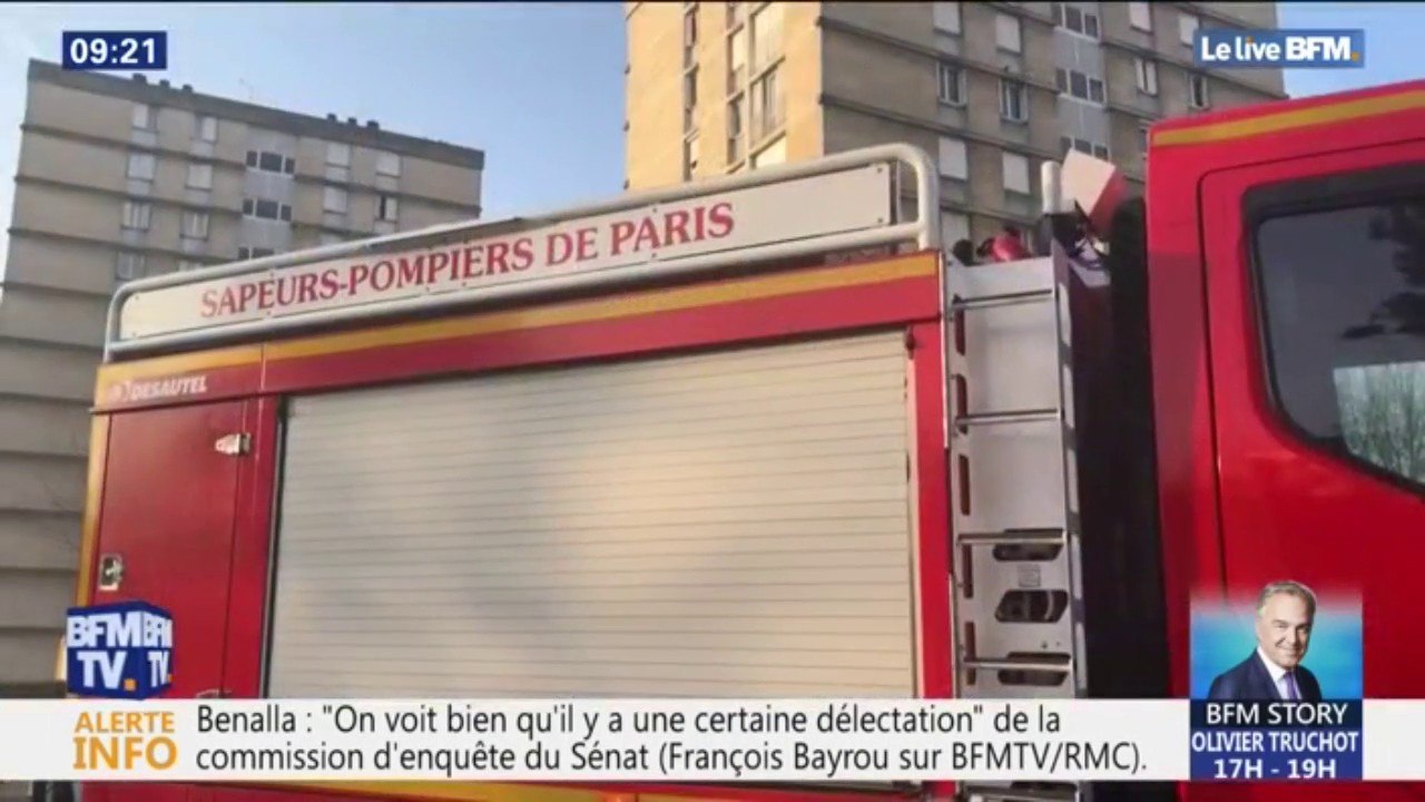 Aulnay-sous-Bois: deux pompiers grièvement blessés après l'incendie d'un immeuble