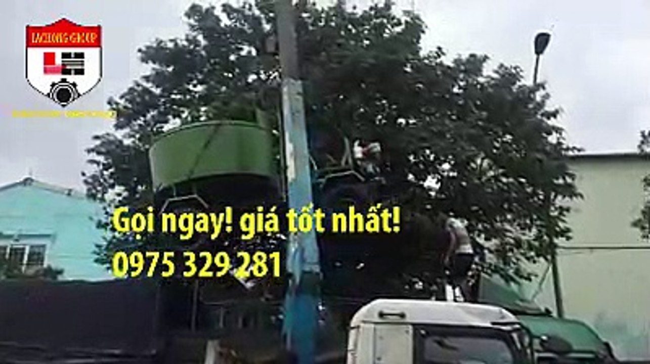 Xe trộn bê tông 9B2C bót lái trợ lực mới (xe trộn bê tông tự hành 9 bao xi măng) giá cực sốc!!!