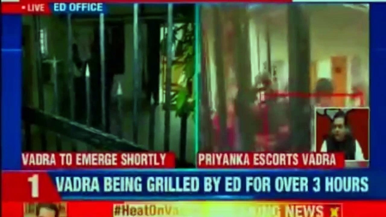 Robert Vadra Questioned by ED, Priyanka Gandhi came to drop Robert Vadra at ED Office | Robert Vadra Money Laundering Case Updates | Priyanka Gandhi | NEWSX