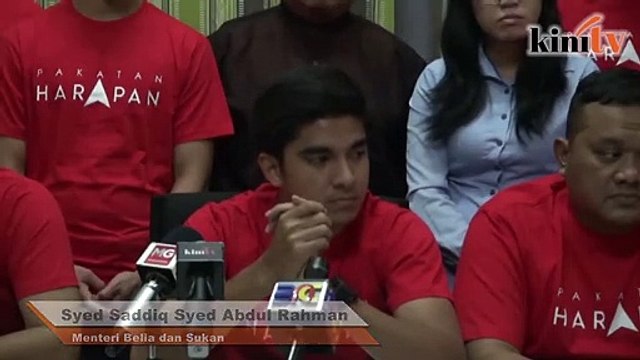 Wartawan mengadu kelemahan Aiman kepada Syed Saddiq