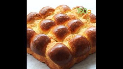 Recette de la brioche butchy au mascarpone - 750g