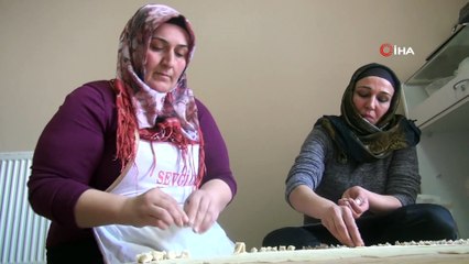 Kızıltepeli kadınlar mantı açarak aile bütçelerine katkı sağlıyor