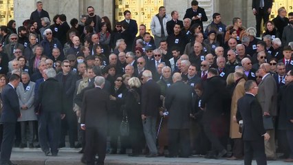 Eski Devlet Bakanı Fikret Ünlü için TBMM'de tören düzenlendi (1)