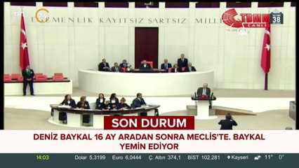 Deniz Baykal Meclis'te