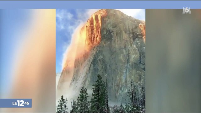 VIDÉO - États-Unis : la cascade de feu au parc de Yosemite de nouveau visible