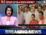 NewsX_ BJP legislative members, accused of inciting mobs in Muzaffarnagar, atten