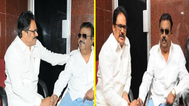 தேமுதிக தலைவர் விஜயகாந்துடன் திருநாவுக்கரசர் சந்திப்பு!- வீடியோ