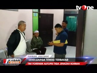 Diduga Tewas Sebelum Terbakar, Satu Keluarga Diautopsi