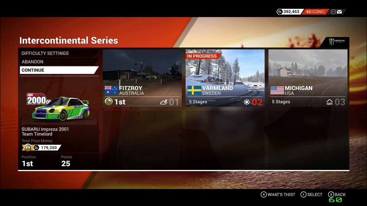 DiRT 4 FlyCam Olsatter Sjo Ev2 St3 Intercont Series Varmland Sweden