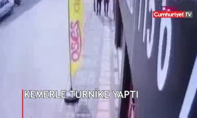 Bacağından bıçaklandı, kemerle turnike yaptı