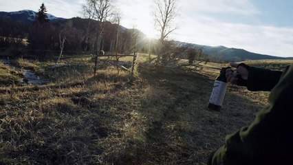 Il se fait charger par un ours