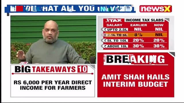 Interim Budget 2019 Live Updates, Piyush Goyal Union Budget 2019-20 Live, New Income Tax Slab