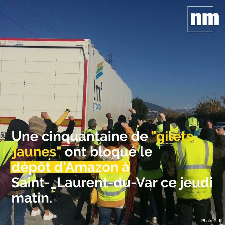 Dépôt d'Amazon bloqué, incendie à Antibes, musée mondial du cinéma: voici votre brief info de jeudi après-midi