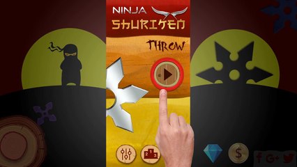 Ninja Games - Ninja Shuriken Throw