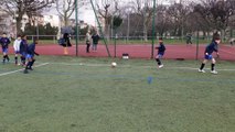 L'ÉCHAUFFEMENT D'AVANT MATCH U12A CONTRE LA CAMILLIENNE