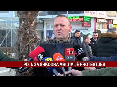 PD: NGA SHKODRA MBI 4 MIJË PROTESTUES