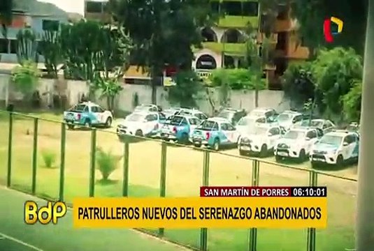 Patrulleros de serenazgo se encuentran abandonados en San Luis y SMP