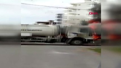 Adıyaman Vidanjör Yangında Kullanılamaz Hale Geldi