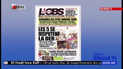 REPLAY - Revue de Presse - Pr : MAMADOU MOUHAMED NDIAYE - 21 Février 2019