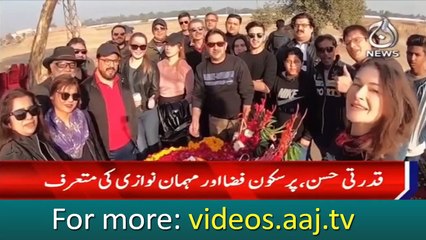 Foreign tourists visiting Pakistan