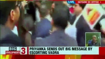Robert Vadra Questioned at Enforcement Directorate Office | Priyanka Gandhi, Robert vadra, Rahul Gandhi | NEWSX