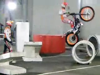 Trial indoor de Bordeaux 2019: Echauffement Toni BOU