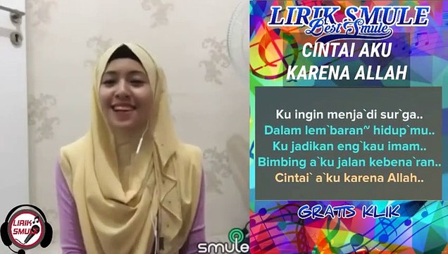 Baby Shima Cintai Aku Karena Allah - Duet Bersama Artis Smule