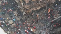 Un masivo incendio en el casco antiguo de Dacca dejan al menos 70 muertos