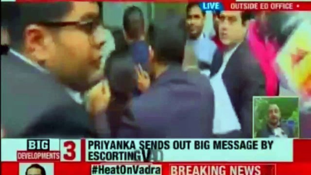 Robert Vadra Questioned by ED, Priyanka Gandhi came to drop Robert Vadra at ED Office | Robert Vadra Money Laundering Case Updates | Priyanka Gandhi | NEWSX