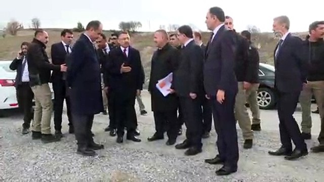 Cumhurbaşkanı Yardımcısı Oktay, Sorgun-Çekerek yolunda incelemelerde bulundu - YOZGAT